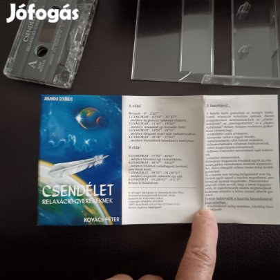 Relaxáció Magnó kazetta gyerekeknek hibátlan,retro