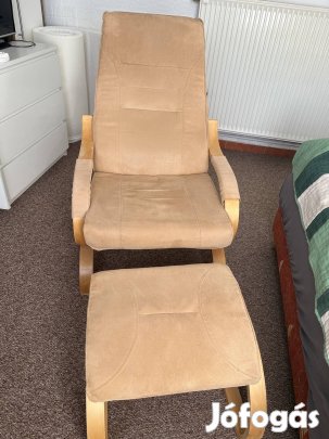 Relaxfotel lábtartóval