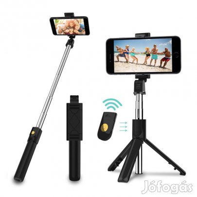 Remax ZP-26 szelfi bot tripod llvny, vezetk nlkli Bluetooth tvi