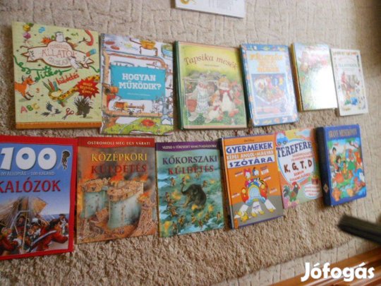 Remek mese és ismeretterjesztő könyveket kínálok