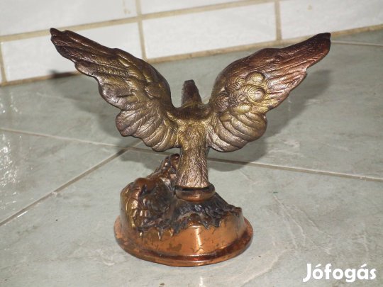Remek réz Turul sas szobor turulmadár kerecsensólyom nr.2