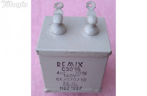 Remix , 4 uF , 160 olajpapír kondenzátor , C 3015 , új