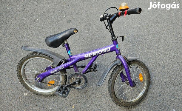 Remond lila 16-os gyerekbicikli