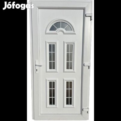 Remy -FL- Műanyag Bejárati Ajtó / 100x200 / Fehér