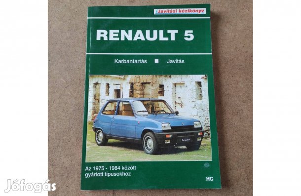 Renault 5 javítási karbantartási könyv