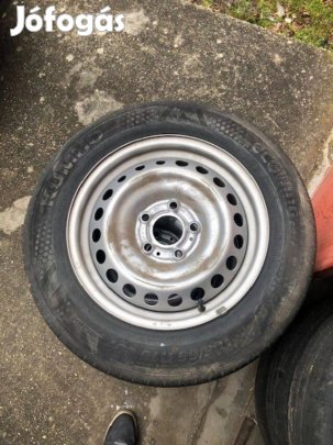 Renault 6x15 acélfelni 185/65 gumival eladó