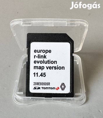 Renault Carminat R-Link 2025 (11.45) navigáció SD kártya