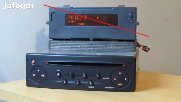 Renault Clio Update List cd gyári autórádió fejegység - AUX