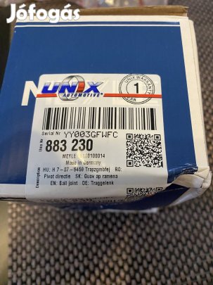 Renault Megane 3 kerék kitámasztó hömbfej