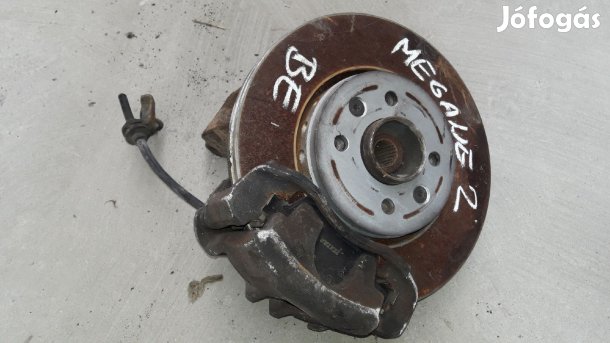 Renault Megane II Bal Első Csonkállvány Kerékaggyal + Féknyereg