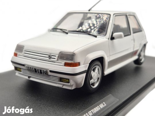 Renault R5 GT TURBO MKII (1989) - fehér -  Solido - 1:18