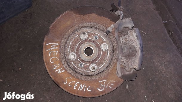 Renault Scenic II Jobb Első Csonkállvány Kerékaggyal + Féknyereg +