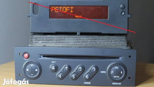 Renault Update List cd gyári rádió autórádió fejegység