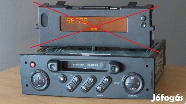 Renault Update List gyári rádió magnó autórádió fejegység