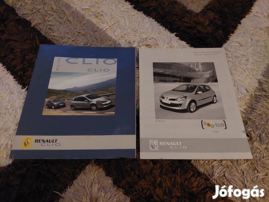 Renault clio prospektus katalógus + árak és felszereltségek