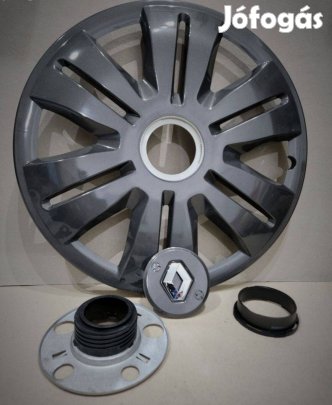 Renault gyári 16" dísztárcsa Új, komplett szett alkatrészeivel