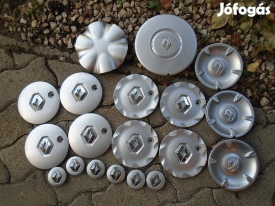 Renault gyári, eredeti alufelni felni kupakok porvédők