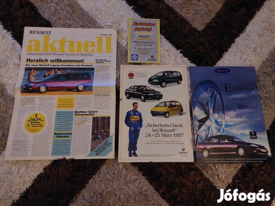 Renault modellek magazinok újságok