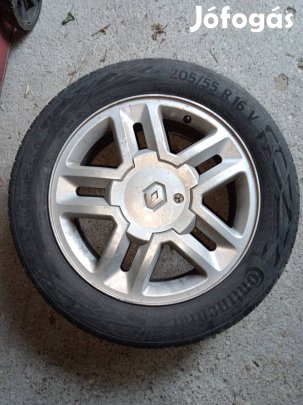Renault scenic2 alufelni garnitura, jó állapotú nyári gumikkal