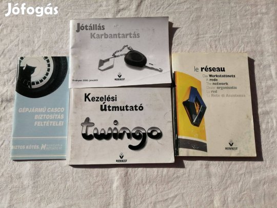 Renault twingo könyvek