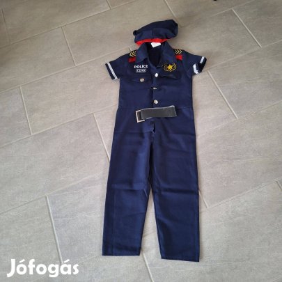 Rendőr jelmer 7-8 évesre
