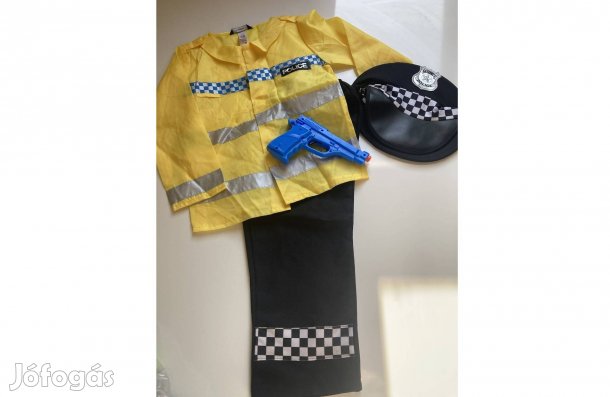 Rendőr jelmez 5-6 éves