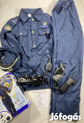 Rendőr jelmez, felnőtt jelmez, új G621