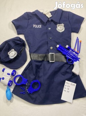 Rendőr jelmez, lány rendőr jelmez G11