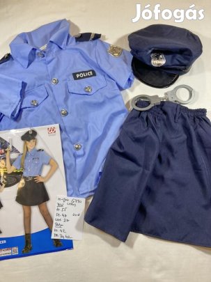 Rendőr jelmez, lány rendőr jelmez G730