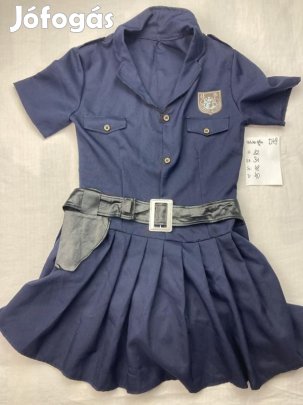 Rendőr jelmez, lány rendőr jelmez, felnőtt jelmez D49