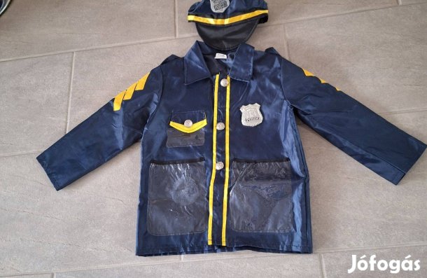 Rendőr kabát gyerek 6-7 éves
