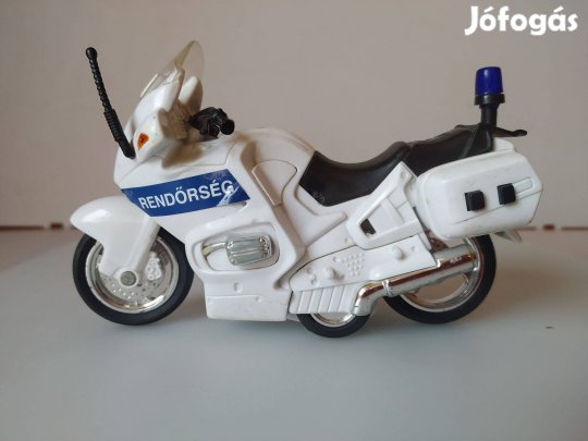 Rendőr motor magyar hanggal és szíréna hanggal
