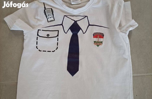 Rendőr ruha csomag 5-6 évesnek jelmez