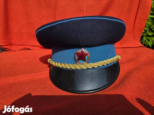 Rendőr tiszti tányér sapka eladó