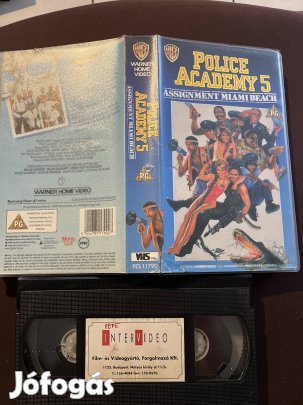 Rendőrakadémia 5 vhs kistok intervideo akció