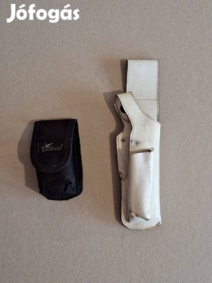 Rendőrségi pisztolytáska és gázspray tok