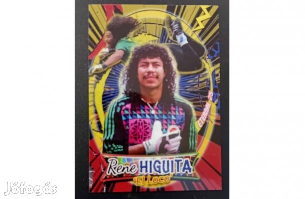 Rene Higuita Ecuador El Loco The Scorpion Kick focis kártya Fantop
