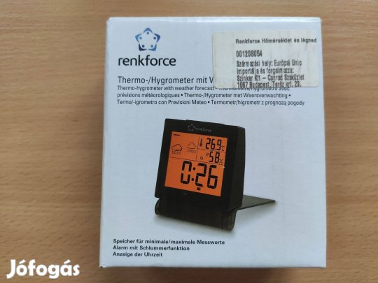 Renkforce óra és időjárás állomás