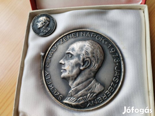 Renner Károly érem Székely Mihály zenei napok 1973 Jászbereny