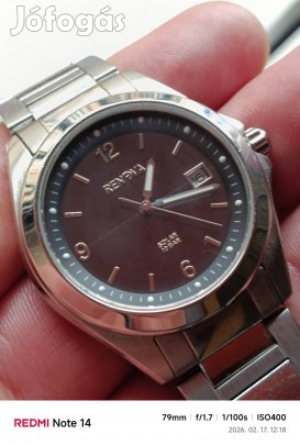 Renova solar cellás férfi karóra