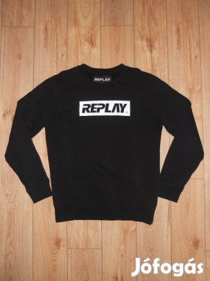 Replay fekete pulóver (L-es)