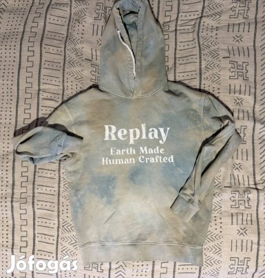 Replay kapucnis pulóver 