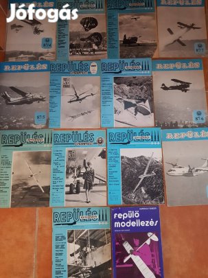 Repüléssel kapcsolatos újságok, könyv