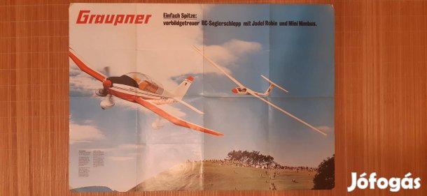 Repülő modellező poszter 1980-as évek