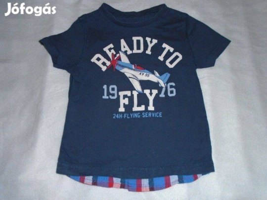 Repülőgép mintás póló 2-3 évesre (méret 92 / 98)