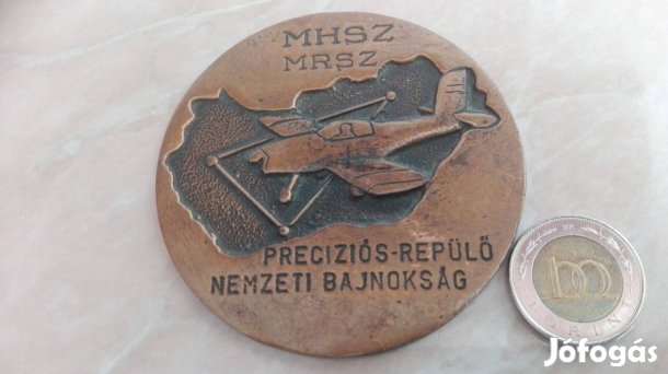 Repülős Békéscsabai Preciziós 1987-es Nemzeti Bajnokság plak