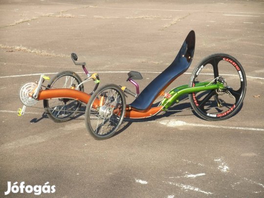 Reqmbens,háromkerekű,fekvő kerékpár