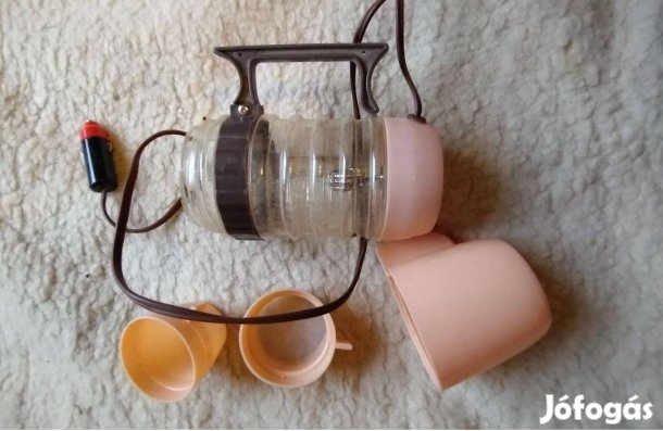 Rerto autós 12 voltos kemping kávé TEA főző Víz Forraló