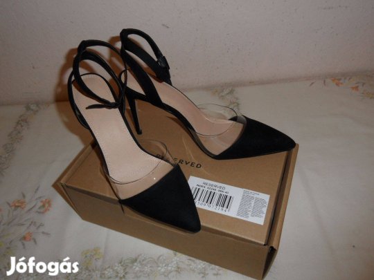 Reserved fekete alkalmi női cipő, szandál ( 39 /40-es )