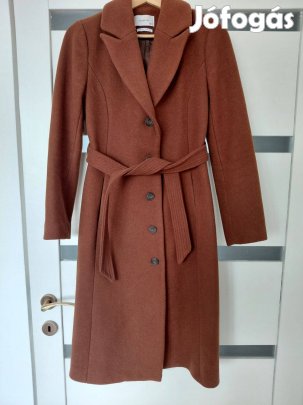 Reserved gyapjú barna szövet kabát, újszerű, 36-os méret